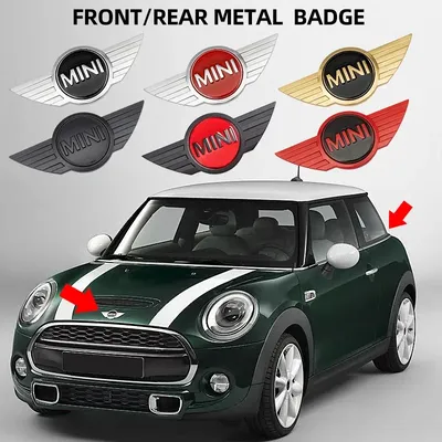 1pcs Car Rear Front Hood Emblem Badge Decoration for BMW Mini Cooper R55 R56 R60 R61 Replacement