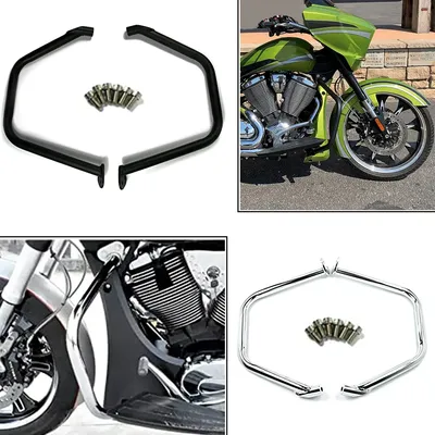 Motorcycle Crash Bars Engine Guard Stunt Cage Bumper For Victory Cross Country 8 Ball Cross Roads