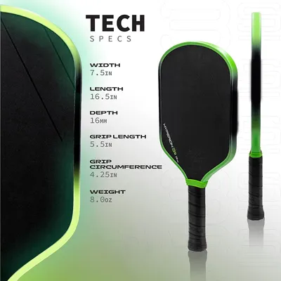 Ben Johns Hyperion 3S 16mm GEN 3 Propulsion Core T700 Carbon Fiber Pickleball Paddle