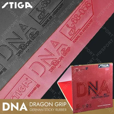 STIGA DNA Dragon Grip Table Tennis Rubber Made In Germany Sticky Ping Pong Rubber Sheet with