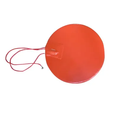 12V 24V 220V 50/80/100/150/160/180/200/220/250/300mm OD Round Flexible Waterproof Silicone Heater