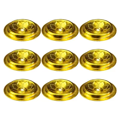 9 Pcs Oil Float Exquisite Wick Floating Holders Buddha Lamp Glass Fuel Enshrine Accessories Supplies