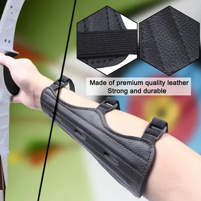 Archery Equipment Arm Guard Protection Forearm Safe Adjustable Bow Arrow Hunting Shooting Training