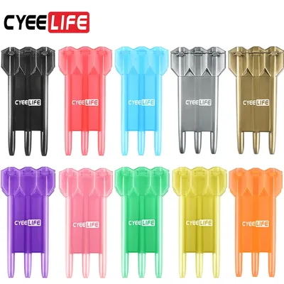 CyeeLife-Plastic Dart Box, 12 Colors, Tool, Professional Game Accessories, Big Size