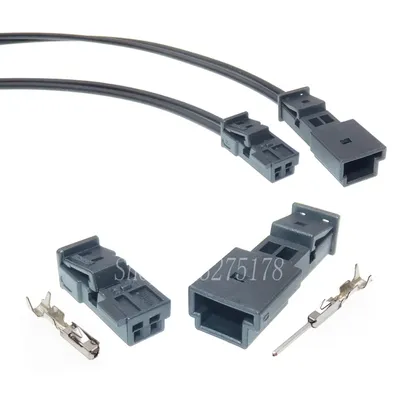 1 Set 2 Pin 1-968699-1 1-1718333-1 Car Atmosphere Light Wire Socket Auto Alto Horn Cable Connector