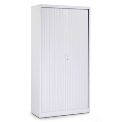 CEHA Rollladen- und Querrollladenschrank 120 x 45 cm mit 5 Ordnerhöhen in lichtgrau