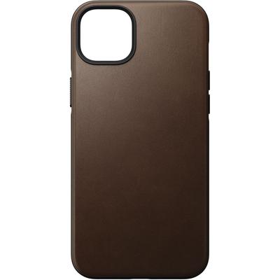NOMAD Handyhülle "Modern Leather Case iPhone 14 Max", braun (rustic braun), Hüllen, Polycarbonat und hochwertigem Echtleder Image