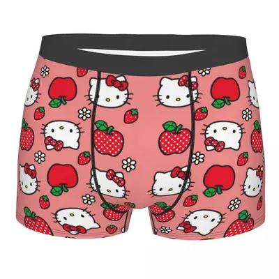 Coole Hallo Kitty Boxer Shorts Höschen männliche Unterhose bequeme Kitty weiße Slips Unterwäsche Image
