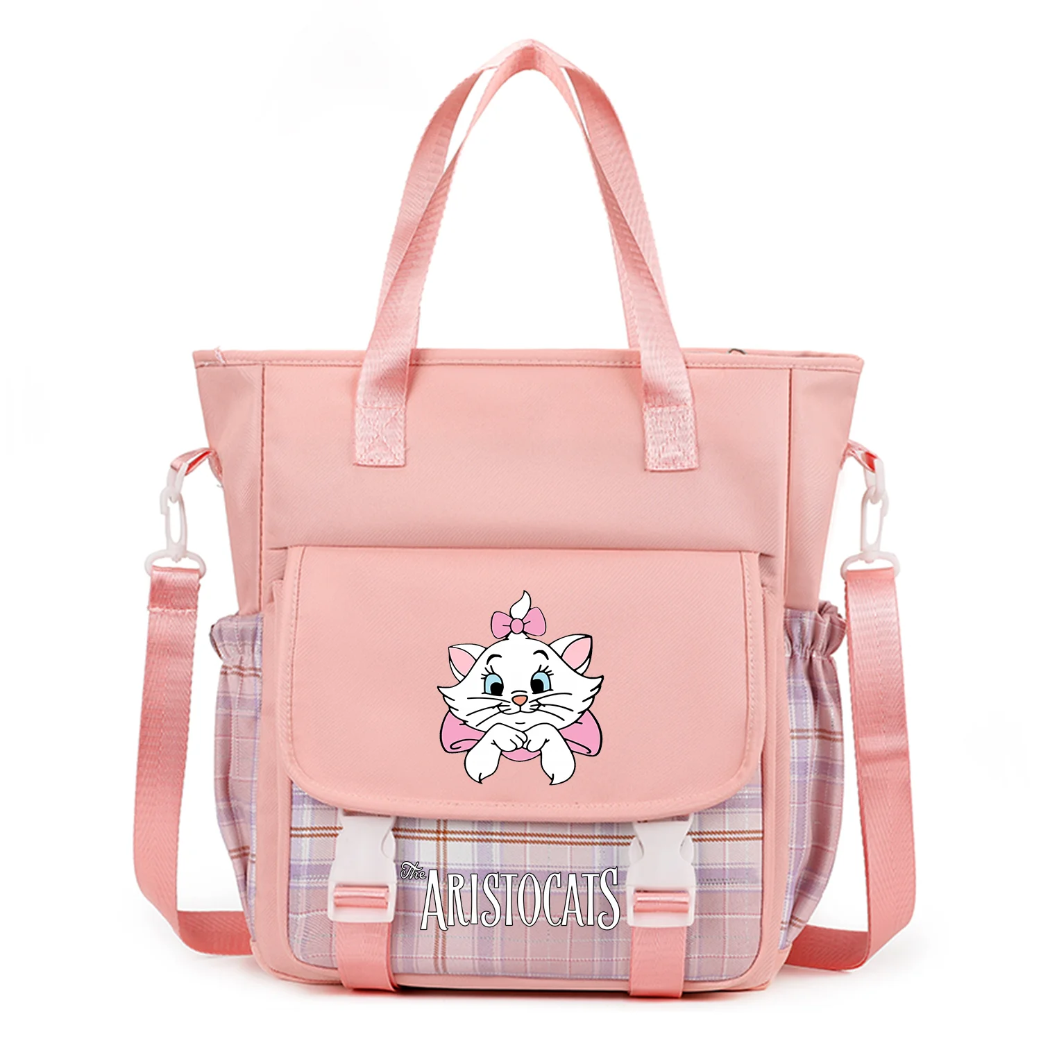 Die Aristocats Marie Cat Mädchen Studentenhandtaschen Umhängetaschen Tote Messenger Bag Handtasche Umhängetaschen Mädchen Schulranzen Schule