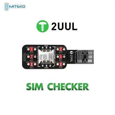 2UUL SIM Checker SM01 Dual Card Test King für Mobiltelefone Verschiedene Dual-SIM-Geräte Schaltkreise Modul Fehler Überprüfen Sie Werkzeuge