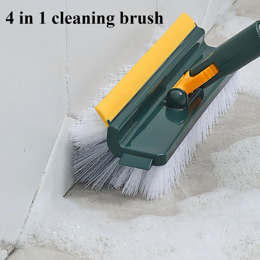 Spazzola per la pulizia angolo del bagno Salim 4 in1 nicchia spazzola per la pulizia della toilette per tutti gli usi pennello per Quiz detergente per finestre forniture per la pulizia