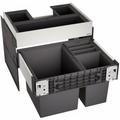 Select - Einbaumülleimer, geteilt, Volum 46 l 526210 - Blanco