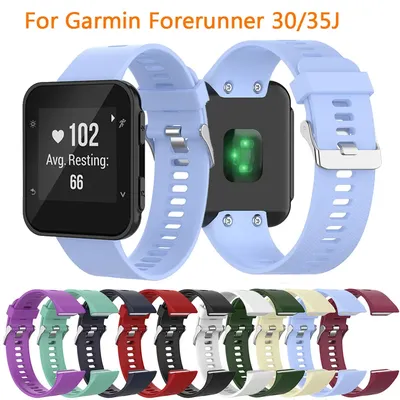 Watch Strap For Garmin Forerunner 35 30 Soft Silicone Outdoor Smartwatch Band Wristband For