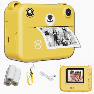 Digital Children Camera Photography Instant Print Camera 1080P HD Video Recorder Mini Thermal
