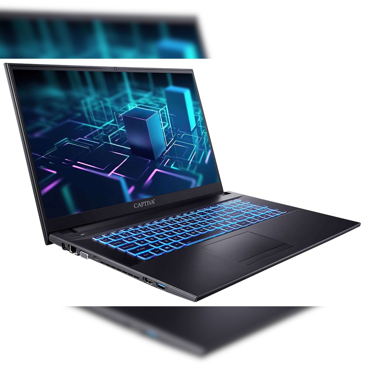 Captiva Notebook Power Starter I76-095 i7-1255U (17.3", 32GB, 2TB SSD, Intel UHD Graphics, DVD-RW, Win 11 Home) Image