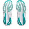 Laufschuh ASICS "GEL-NIMBUS 27", Gr. 43,5, wave teal, saxon grün, Textil, sportlich, Schuhe