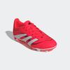 Fußballschuh ADIDAS PERFORMANCE "PREDATOR CLUB KIDS FG/MG", Gr. 35, rot (lucid rot, cloud weiß, core schwarz), Synthetik, sportlich, Schuhe