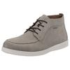 Schnürboots RIEKER, Herren, Gr. 46, beige (hellbeige), Veloursleder, unifarben, sportlich, Schuhe, Stiefelette, High-Top Sneaker, Klassik-Boots mit Lederinnensohle