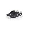 Keilsneaker TOMMY HILFIGER "CASUAL FASHION RUNNER LTHR", Damen, Gr. 40, schwarz-weiß (schwarz, weiß), Leder, sportlich, Schuhe Sneaker, Freizeitschuh, Halbschuh, Schnürschuh mit Kontrastbesatz