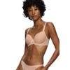 T-Shirt-BH TRIUMPH "Amourette Charm", Damen, Gr. 85, Cup B, beige (neutral beige), Microtouch, Spitze, Obermaterial: 45% Polyester, 34% Polyamid, 21% Elasthan, elegant, BHs, Stretch-Spitze, weich, Jersey, elastisch