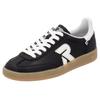 Sneaker RIEKER SPORT "San Diego Swing2GO", Damen, Gr. 40, schwarz-weiß (schwarz, weiß), Leder, sportlich, Schuhe, Retro-Sneaker, Freizeitschuh, Halbschuh mit herausnehmbarem Fußbett