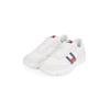 Sneaker TOMMY JEANS "TJM TECHNICAL RUNNER ESS", Herren, Gr. 40, beige (ecru), Leder, Textil, sportlich, Schuhe, Freizeitschuh, Halbschuh, Schnürschuh mit gepolstertem Schaftrand