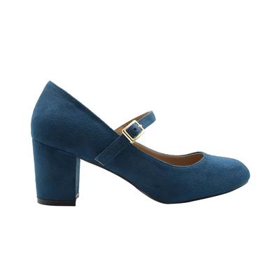 Where's That From - Damen Riemchenschuhe "Araceli", Wildleder (Marineblau) Image
