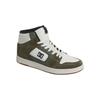 Sneaker DC SHOES "Manteca 4 Hi", Gr. 7(39), grün, grau, weiß, 51.34% Leder, 48.66% Synthetikmaterial, Schuhe