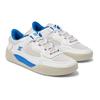 Skateschuh DC SHOES "DC Metric S", Gr. 7(39), weiß (weiß, blau), 45.88% Leder, 32.94% Synthetikmaterial, 21.18% Polyester, Schuhe