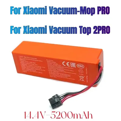 100% brandneue 14,4 V 3200mAh/5200mAh Original-Lithium batterie. Geeignet für Xiaomi Boden wisch Image
