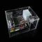 Custodia per computer in acrilico trasparente per telaio da gioco per scheda madre ATX MATX Modifica custodia per PC per PC desktop Computer da gioco Telaio per PC