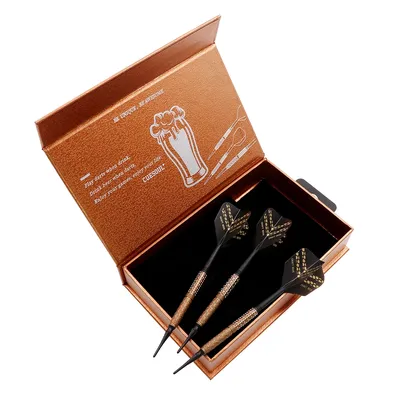 CUESOUL Bastelbier mit Ölfarbe, fertig und gleichmäßiger ROST Flights – 19/20/21 g weiche Spitze, 90 % Wolfram-Dart-Set Image