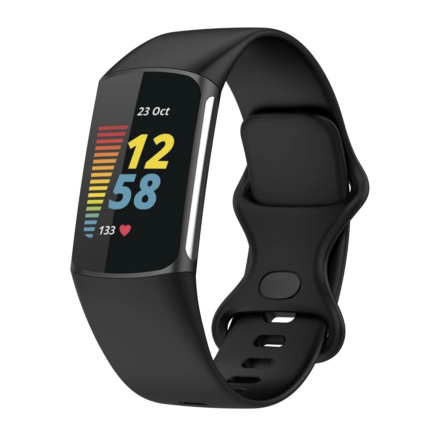 Silikon band für Fitbit Charge 6 Band Zubehör offizielle weiche Ersatz Armband Sport Armband für Fitbit Charge 5 Bänder Image
