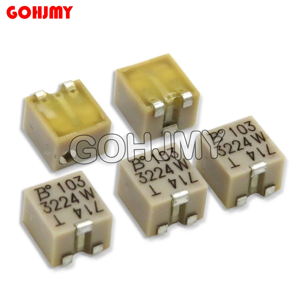 5 teile/los 3224w smd Präzisions trimmer potentiometer einstellbarer Widerstand 1k 2k 5k 10k 20k 50k 100k 200k 500k 1m 100r 200r 500r Image