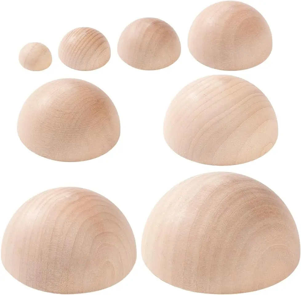 Half Round Pottery Tools , Wooden Ceramic Top Tool Clay Tools Pottery Plate Press Tool for Making Pottery Bowls and Plates