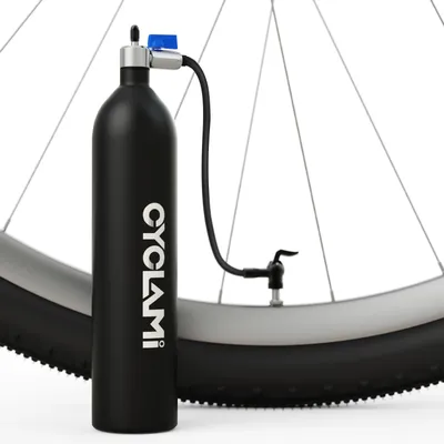 CYCLAMI Tubeless Tire Inflation Tank 1.3L Mountain Road Bike Inflator Tyre Air Bottle Tire Booster Vacuum Tire Tank Cylinder