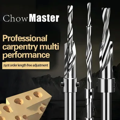 Wood Countersink Drill Bit Screw ladder Drill Salad Drill Step Drill Bit Mother Secondary Hole Opener Woodworking Hole Opener