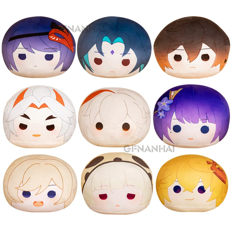 10CM Anime Spiel Genshin Auswirkungen Raiden Shogun Kaedehara Kazuha Xiao Tartaglia Plüsch Puppe Cartoon Cosplay Zubehör Spielzeug Image