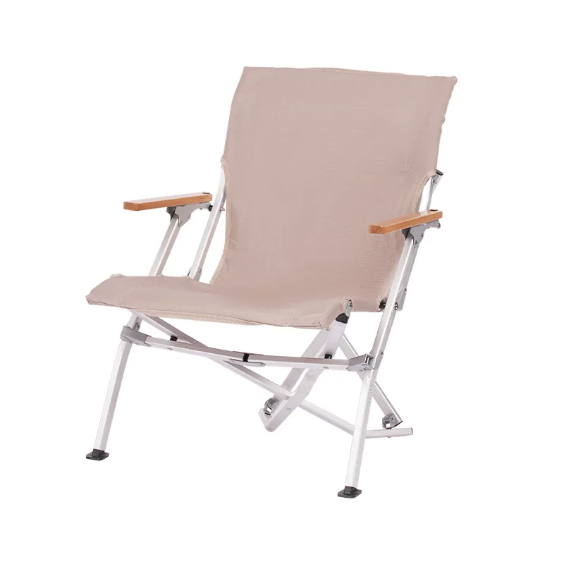 Outdoor Aluminium Legierung Klappstuhl Tragbare Angeln Freizeit Camping Tuch Hohe Rückenlehne Liege Biegen Stuhl
