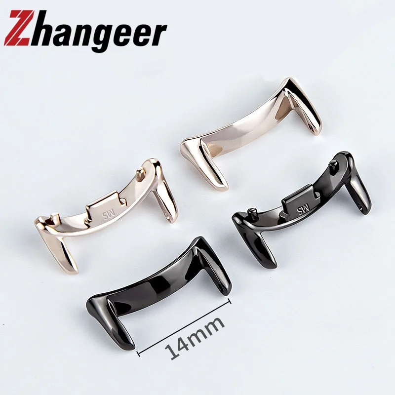 2 teile/los Armband Stecker Adapter für Xiaomi Mi Band 8 Ersatz Metall Stecker Link für 14mm Strap Zubehör Image