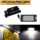2PCS Bianco Per Fiat 500X 2014 2015 2016 2017 2018 2019 Posteriore LED Numero di Licenza Luce Della Targa Auto Lampade Canbus Nessun Errore Ricambi Auto