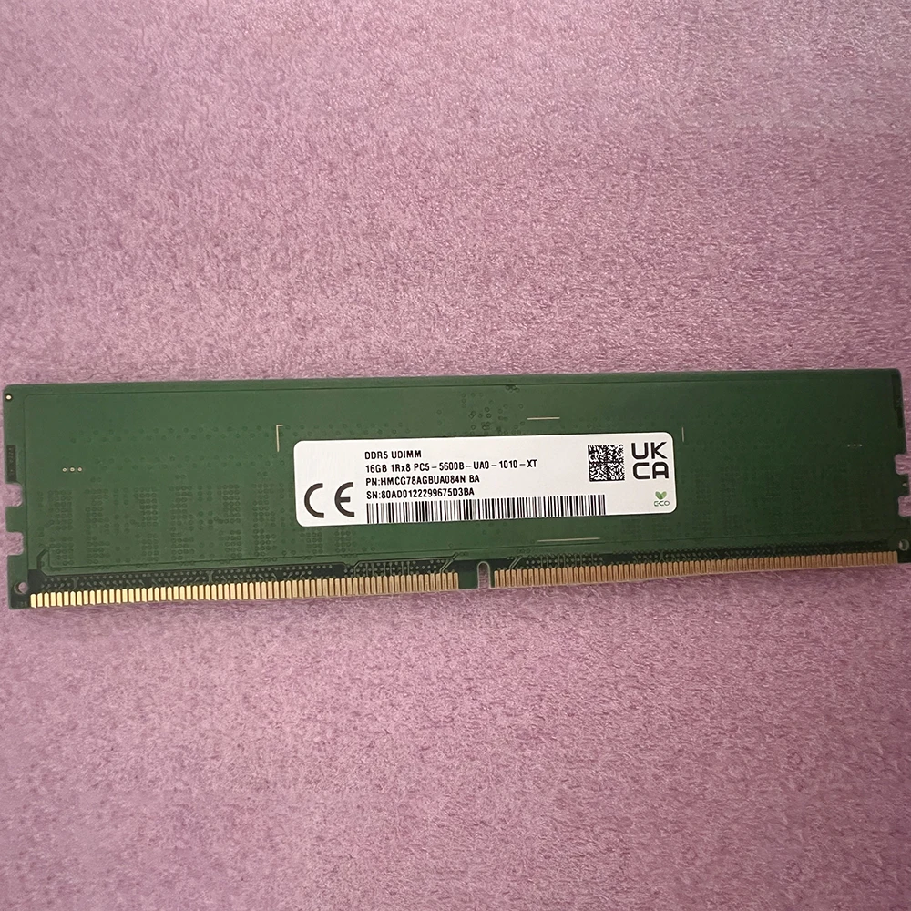 1 Stück 16 GB für SK Hynix RAM 16G 1RX8 PC5 5600B DDR5 5600 Desktop-Speicher HMCG78AGBUA084N Image
