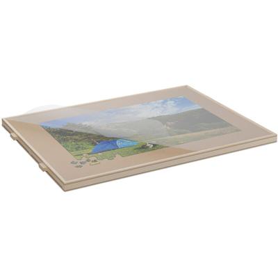 Puzzlebrett, mit 4 Schubladen, für Puzzle bis 1000 Teile, drehbar, aus Holz, Puzzlematte,
