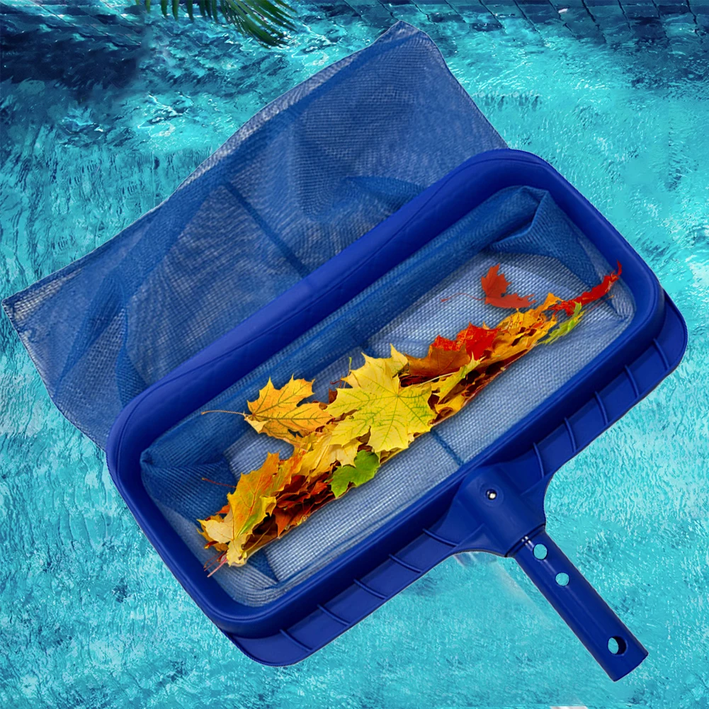 Râteau à feuilles sac profond filets de nettoyage de piscine professionnels écumoire à déchets maille SPA feuilles d'étang filet de nettoyage accessoires de piscine