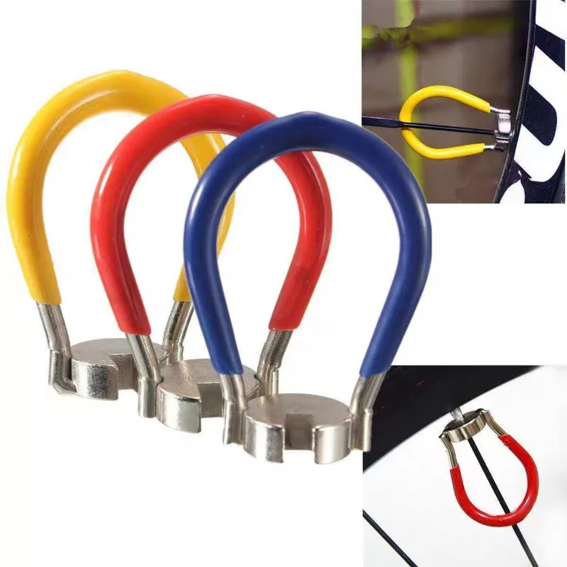 Clé à rayons de vélo, outil de réglage de cercle, clé à fil d'autoroute, outil d'entretien de vélo, outils de vélo, multi-outil
