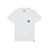 T-Shirt DC SHOES "DC Star Pocket", Herren, Gr. XXL, weiß, 75% Baumwolle, 25% Baumwolle, Kurzarm, Shirts