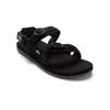 Sandale QUIKSILVER "Monkey Caged", Gr. 7(40), schwarz (schwarz 1), Obermaterial: Textil, Außensohle: Gummi, Schuhe