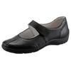 Klettschuh WALDLÄUFER "HENNI", Damen, Gr. 8 (42), schwarz, Nappaleder, sportlich, Schuhe, Spangenschuh, Komfortschuh in komfortabler Schuhweite H (=sehr weit)