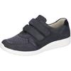 Klettschuh WALDLÄUFER "M-IRA-Soft", Damen, Gr. 5,5 (38,5), blau (dunkelblau), Nubukleder, Textil, klassisch, Schuhe, Halbschuh, Komfortschuh in besonders breiter Schuhweite M (extraweit)