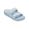Sandale QUIKSILVER "W Embark Rf", Gr. 8(38), blau (ice flow), Obermaterial: Synthetik/Außensohle: Eva, Schuhe
